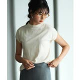 【接触冷感】ベーシックフレンチスリーブサマーニット | SAISON DE PAPILLON | 詳細画像8