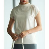 アイボリー | 【接触冷感】ベーシックフレンチスリーブサマーニット | SAISON DE PAPILLON
