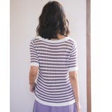 クープネックボーダーサマーニット | SAISON DE PAPILLON  | 詳細画像9 