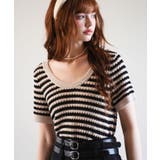 クープネックボーダーサマーニット | SAISON DE PAPILLON  | 詳細画像18 