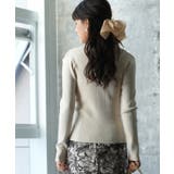 配色オープンショルダーニットプルオーバー | SAISON DE PAPILLON  | 詳細画像15 