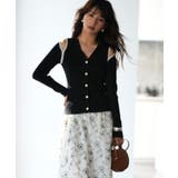 配色オープンショルダーニットプルオーバー | SAISON DE PAPILLON  | 詳細画像5 