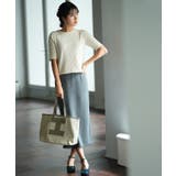 パールネック付きショート丈サマーニット | SAISON DE PAPILLON | 詳細画像6