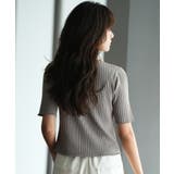 パールネック付きショート丈サマーニット | SAISON DE PAPILLON | 詳細画像30