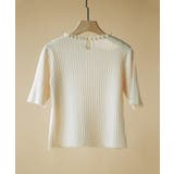 パールネック付きショート丈サマーニット | SAISON DE PAPILLON | 詳細画像43