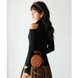 オープンショルダーVネックニットプルオーバー | SAISON DE PAPILLON | 詳細画像13