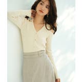 オープンショルダーVネックニットプルオーバー | SAISON DE PAPILLON | 詳細画像19