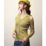 オープンショルダーVネックニットプルオーバー | SAISON DE PAPILLON | 詳細画像21