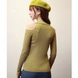 オープンショルダーVネックニットプルオーバー | SAISON DE PAPILLON | 詳細画像22