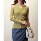 オープンショルダーVネックニットプルオーバー | SAISON DE PAPILLON | 詳細画像23