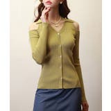 オープンショルダーVネックニットプルオーバー | SAISON DE PAPILLON | 詳細画像24