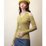 オープンショルダーVネックニットプルオーバー | SAISON DE PAPILLON | 詳細画像27