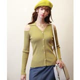 オープンショルダーVネックニットプルオーバー | SAISON DE PAPILLON | 詳細画像28