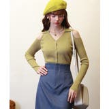 オープンショルダーVネックニットプルオーバー | SAISON DE PAPILLON | 詳細画像29