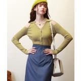 オープンショルダーVネックニットプルオーバー | SAISON DE PAPILLON | 詳細画像30