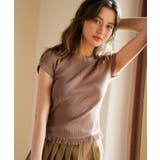クルーネックフリンジ裾サマーニット | SAISON DE PAPILLON | 詳細画像13