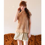 透かし編みフリンジデザインサマーニット | SAISON DE PAPILLON | 詳細画像9