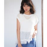 透かし編みフリンジデザインサマーニット | SAISON DE PAPILLON | 詳細画像39