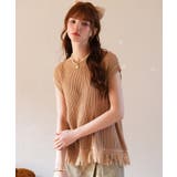 透かし編みフリンジデザインサマーニット | SAISON DE PAPILLON | 詳細画像5