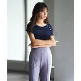 ケープ風2way半袖サマーニット | SAISON DE PAPILLON | 詳細画像6