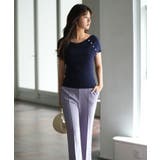 ケープ風2way半袖サマーニット | SAISON DE PAPILLON | 詳細画像7