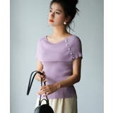 ケープ風2way半袖サマーニット | SAISON DE PAPILLON | 詳細画像10