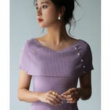 ケープ風2way半袖サマーニット | SAISON DE PAPILLON | 詳細画像15