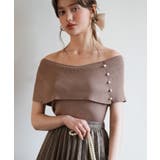 ケープ風2way半袖サマーニット | SAISON DE PAPILLON | 詳細画像16