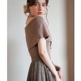 ケープ風2way半袖サマーニット | SAISON DE PAPILLON | 詳細画像18