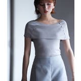 ケープ風2way半袖サマーニット | SAISON DE PAPILLON | 詳細画像25