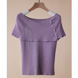 ケープ風2way半袖サマーニット | SAISON DE PAPILLON | 詳細画像45