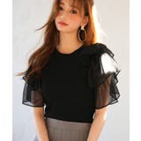 シフォンスリーブ×ニットのドッキングプルオーバー | SAISON DE PAPILLON | 詳細画像25