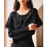 ファー付きケープライクニットプルオーバー | SAISON DE PAPILLON  | 詳細画像15 