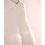 ファー付きケープライクニットプルオーバー | SAISON DE PAPILLON  | 詳細画像31 