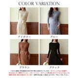レイヤード風プリーツニットワンピース | SAISON DE PAPILLON  | 詳細画像2 