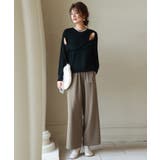 ショルダースリットニットプルオーバー | SAISON DE PAPILLON  | 詳細画像7 