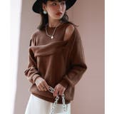 ショルダースリットニットプルオーバー | SAISON DE PAPILLON  | 詳細画像11 