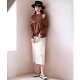 ショルダースリットニットプルオーバー | SAISON DE PAPILLON  | 詳細画像12 