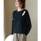 ショルダースリットニットプルオーバー | SAISON DE PAPILLON  | 詳細画像5 