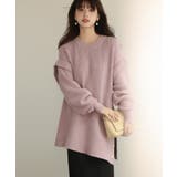 2wayチュニック丈ニットプルオーバー | SAISON DE PAPILLON  | 詳細画像8 