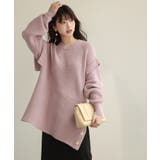 2wayチュニック丈ニットプルオーバー | SAISON DE PAPILLON  | 詳細画像9 