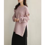 2wayチュニック丈ニットプルオーバー | SAISON DE PAPILLON  | 詳細画像12 