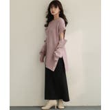 2wayチュニック丈ニットプルオーバー | SAISON DE PAPILLON  | 詳細画像6 