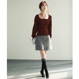 フロントリボンボリュームスリーブニットプルオーバー | SAISON DE PAPILLON | 詳細画像34