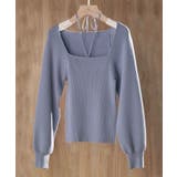 フロントリボンボリュームスリーブニットプルオーバー | SAISON DE PAPILLON | 詳細画像46