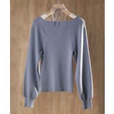 フロントリボンボリュームスリーブニットプルオーバー | SAISON DE PAPILLON | 詳細画像47