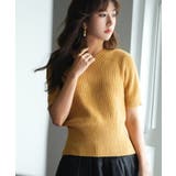 天竺編みサマーニットプルオーバー | SAISON DE PAPILLON  | 詳細画像7 