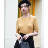 天竺編みサマーニットプルオーバー | SAISON DE PAPILLON  | 詳細画像14 