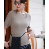 天竺編みサマーニットプルオーバー | SAISON DE PAPILLON  | 詳細画像25 