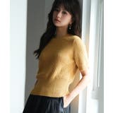 天竺編みサマーニットプルオーバー | SAISON DE PAPILLON  | 詳細画像4 